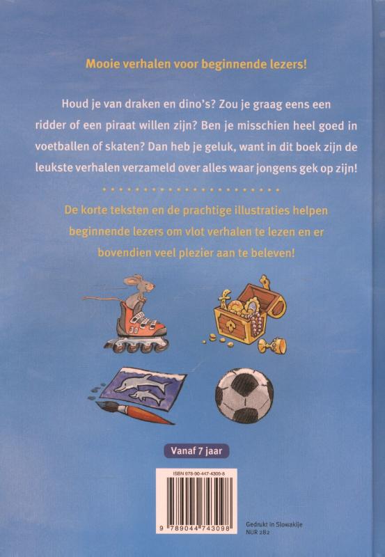 Achterkant van Het allerleukste leesboek voor jongens