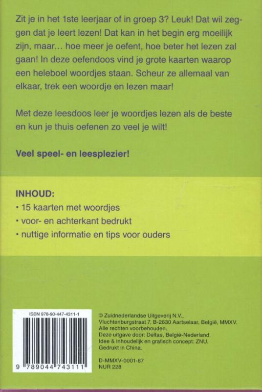 Achterkant van Mijn leuke speel- en oefendoos (6-7 j.) - Woordjes lezen