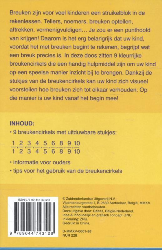 Achterkant van Breuken begrijpen vanaf 8 jaar