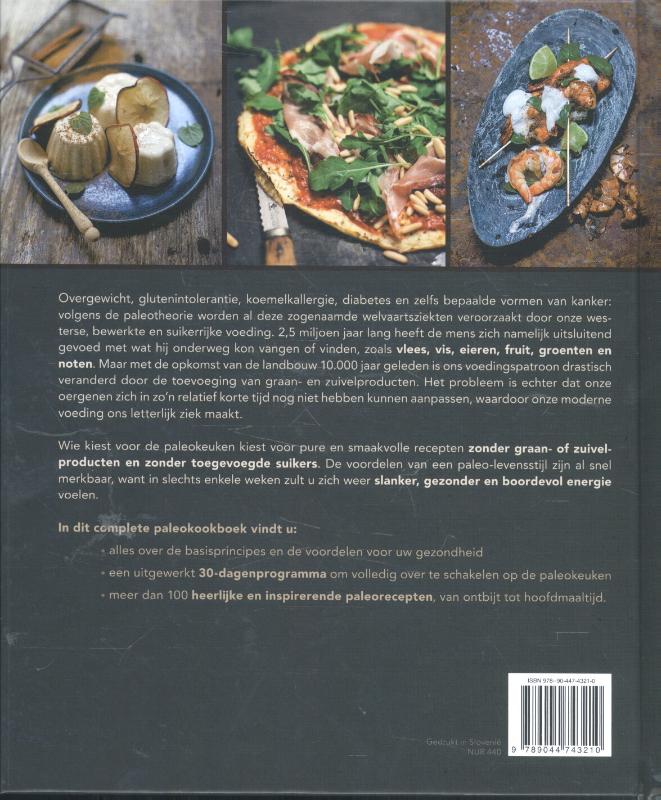 Achterkant van Het complete paleokookboek
