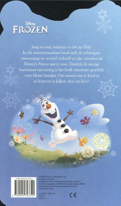 Achterkant van Olaf en zijn vrienden
