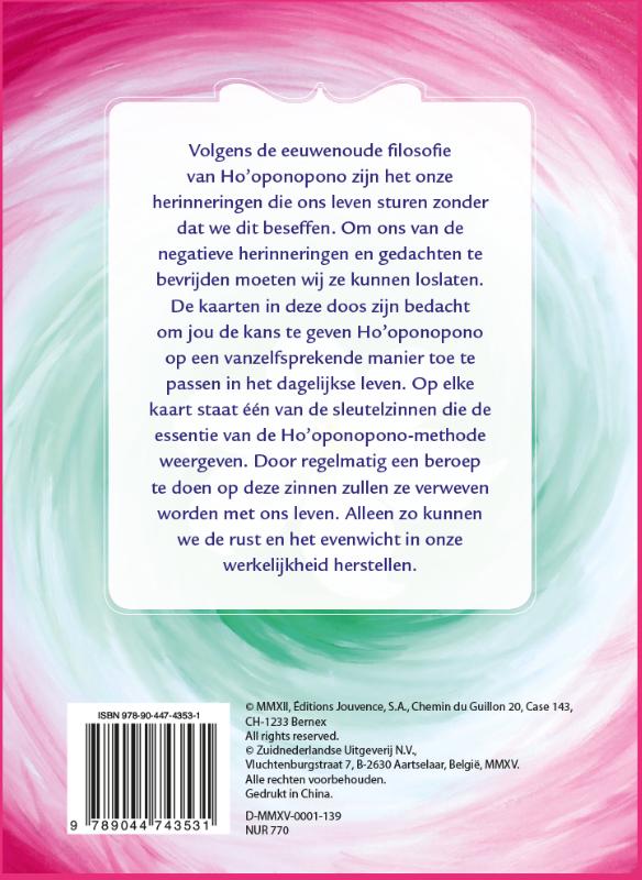 Achterkant van De genezende kracht van Ho'oponopono