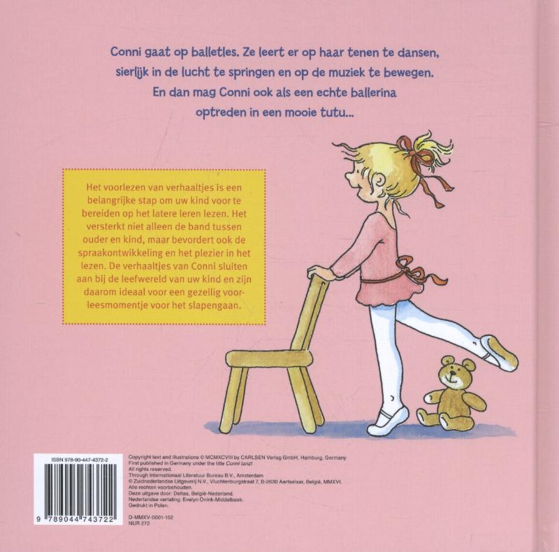 Achterkant van Conni leert dansen