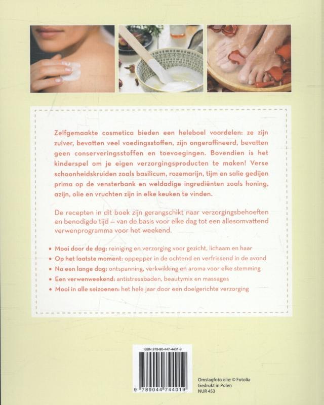 Achterkant van Praktisch handboek natuurlijke cosmetica