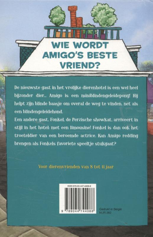 Achterkant van Amigo, de bijzondere pony