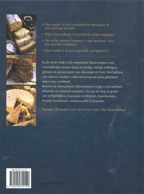 Achterkant van Basishandboek bakken