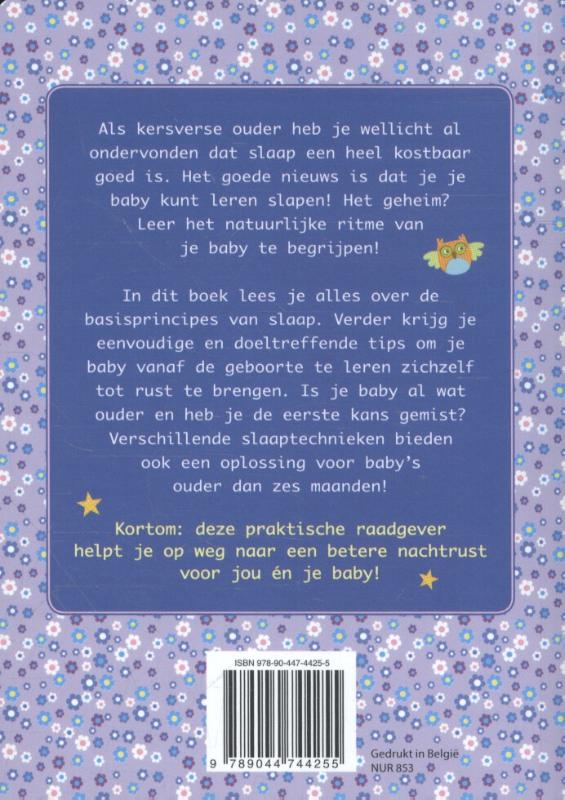 Achterkant van Een goede nachtrust voor je baby