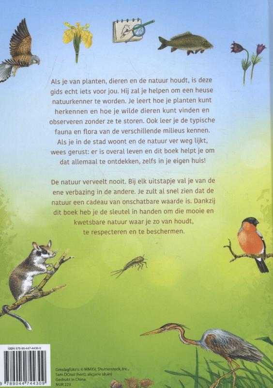 Achterkant van De grote natuurgids voor de jeugd