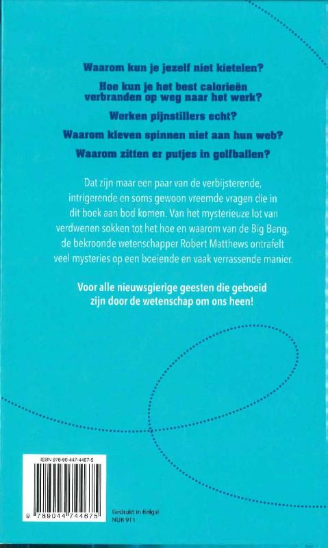 Achterkant van Waarom komen boemerangs altijd terug?