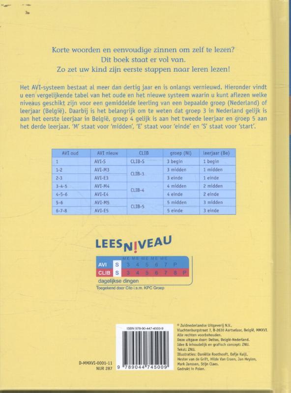 Achterkant van Hoera, ik lees alleen!
