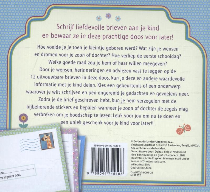 Achterkant van Brieven aan mijn kind