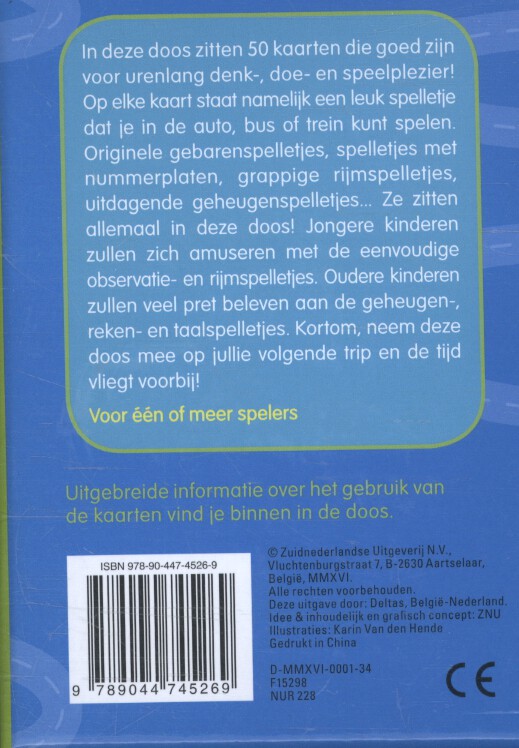 Achterkant van De leukste spelletjes voor onderweg