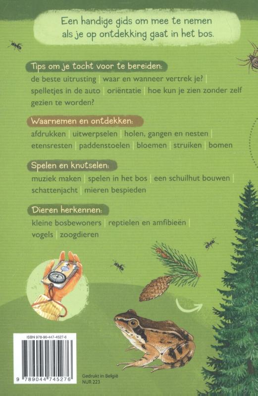 Achterkant van In het bos