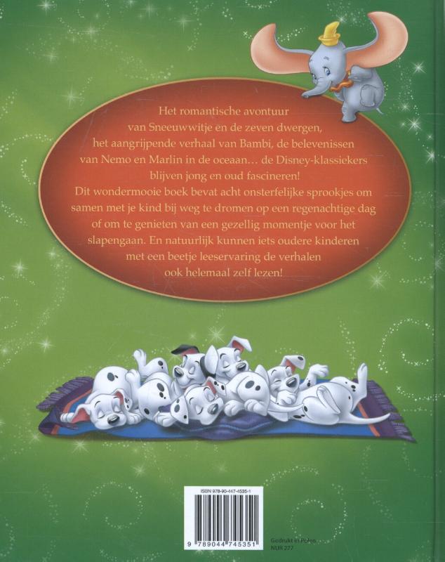 Achterkant van Disney onsterfelijke sprookjes