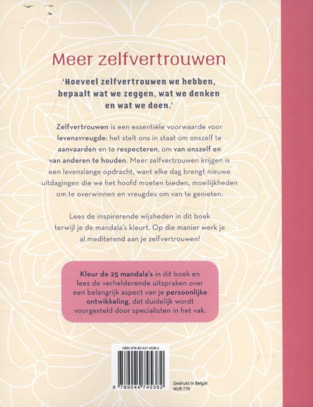 Achterkant van Mandala's kleuren