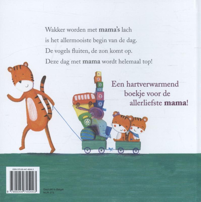 Achterkant van Mama is de allerliefste
