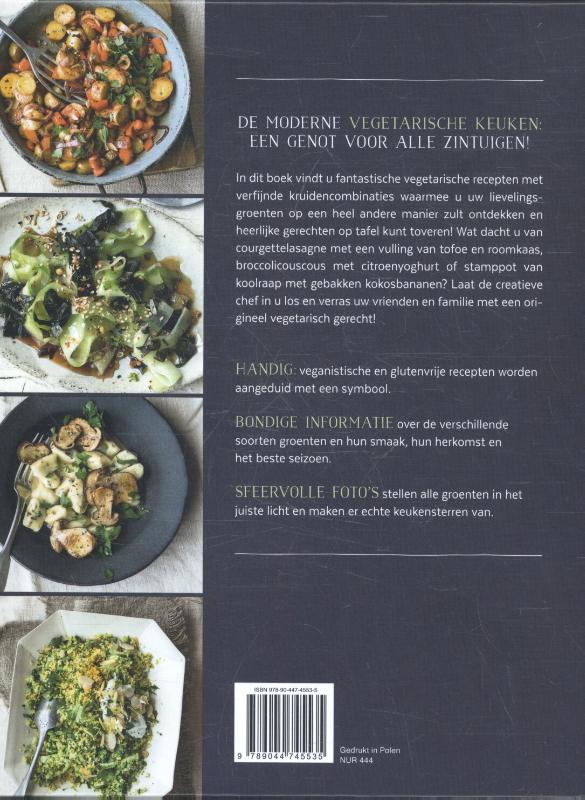 Achterkant van Creatief koken met groenten