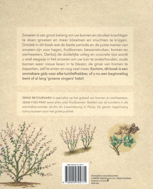 Achterkant van Snoeien van A tot Z