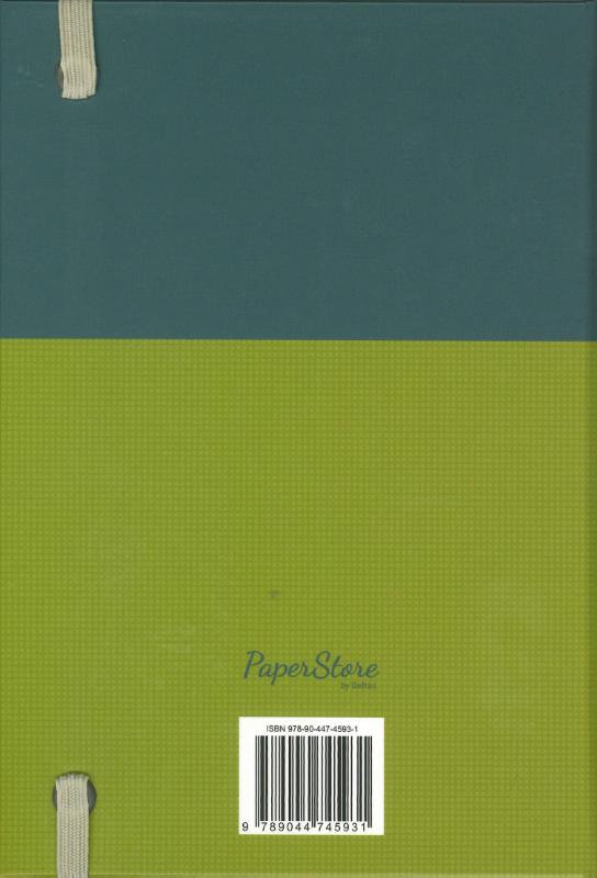 Achterkant van Wachtwoorden notitieboek