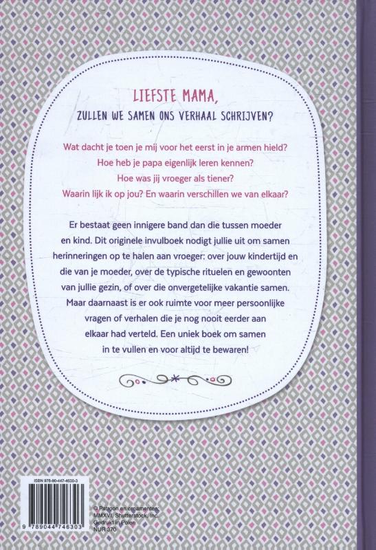Achterkant van Mama & ik
