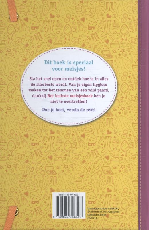 Achterkant van Het leukste meisjesboek
