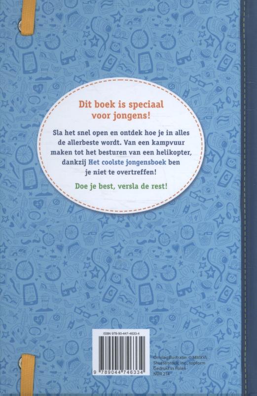 Achterkant van Het coolste jongensboek