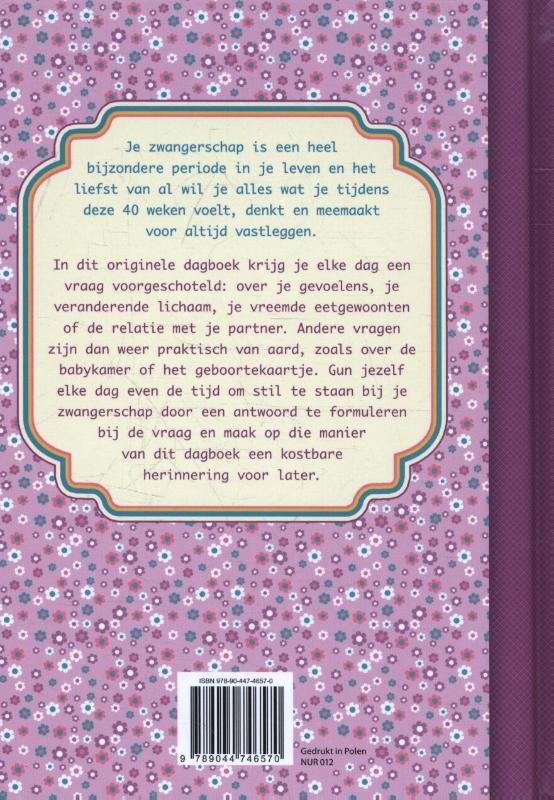 Achterkant van Mijn zwangerschap - een vraag per dag