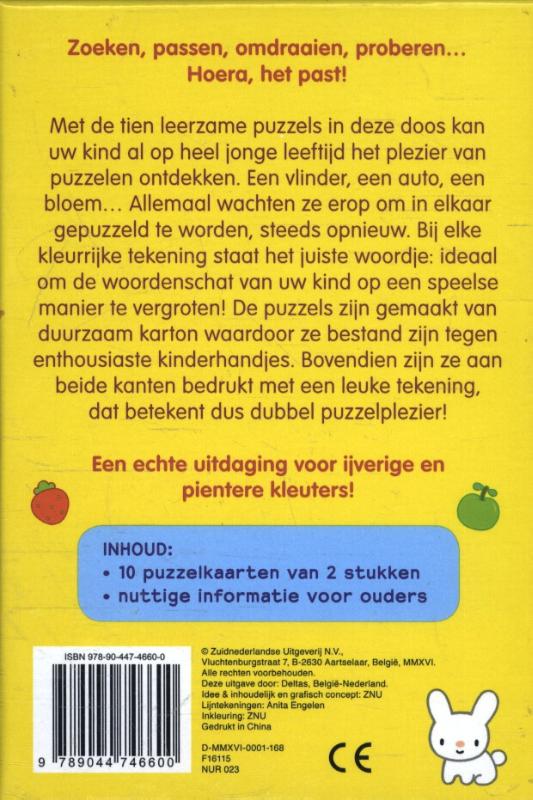 Achterkant van Woordjes leren
