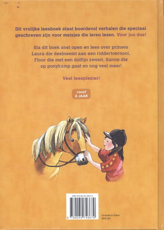 Achterkant van Allereerste leesboek voor meisjes