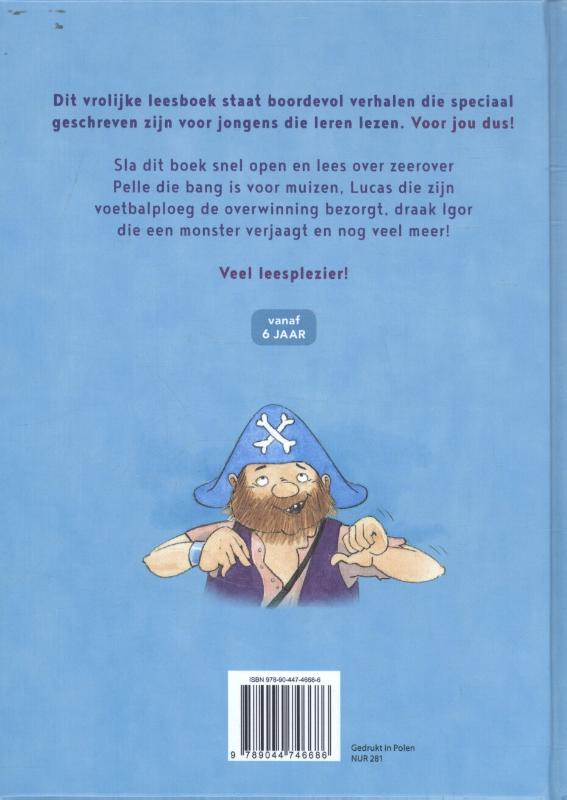Achterkant van Allereerste leesboek voor jongens