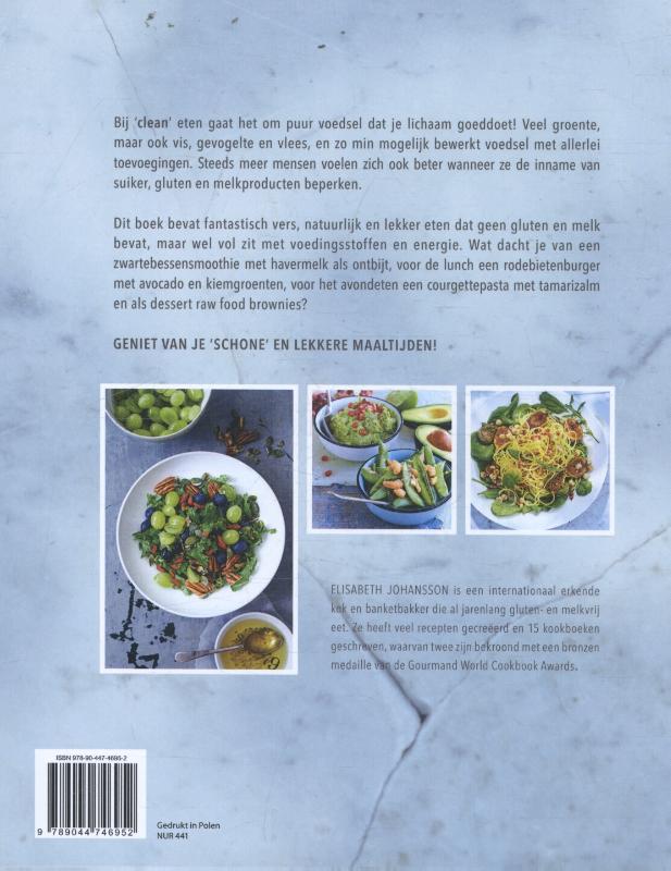 Achterkant van Puur en gezond koken
