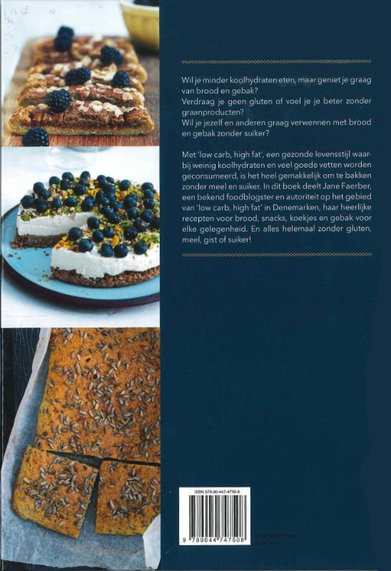 Achterkant van Het ultieme low carb bakboek