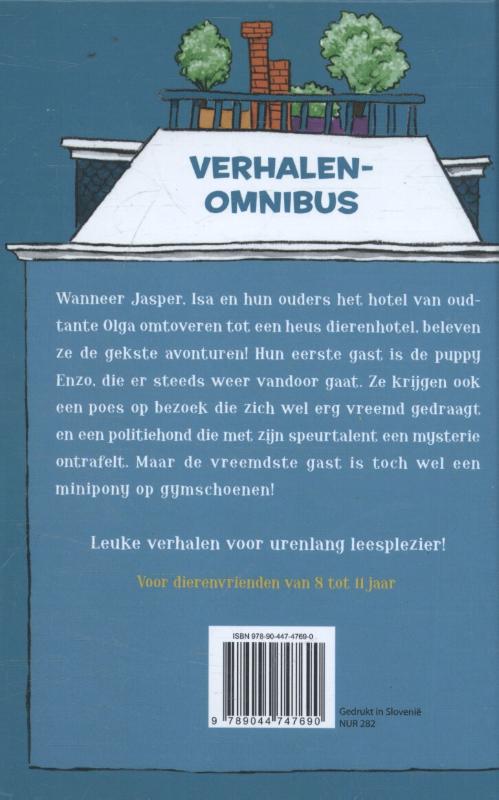 Achterkant van Het vrolijke dierenhotel