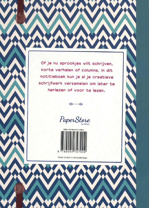 Achterkant van Notitieboek - Mijn mooiste verhalen