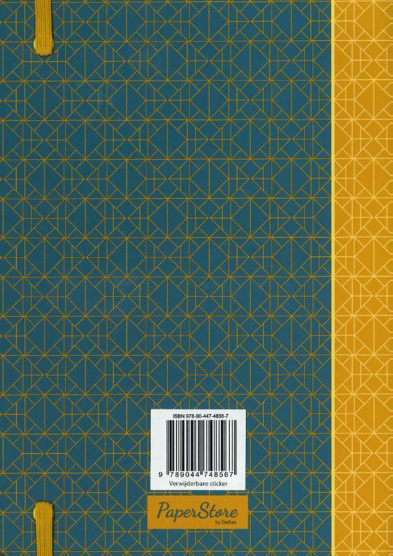 Achterkant van Notitieboek (groot) - Patterns