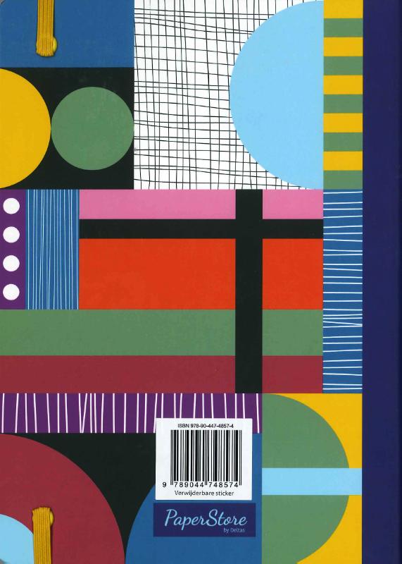 Achterkant van Notitieboek (groot) - Multicolor
