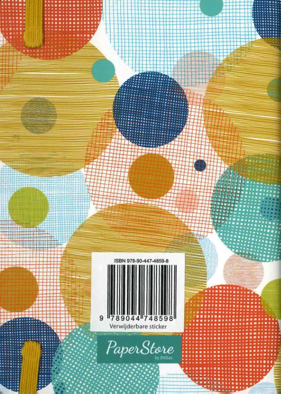 Achterkant van Notitieboek (klein) - Circles