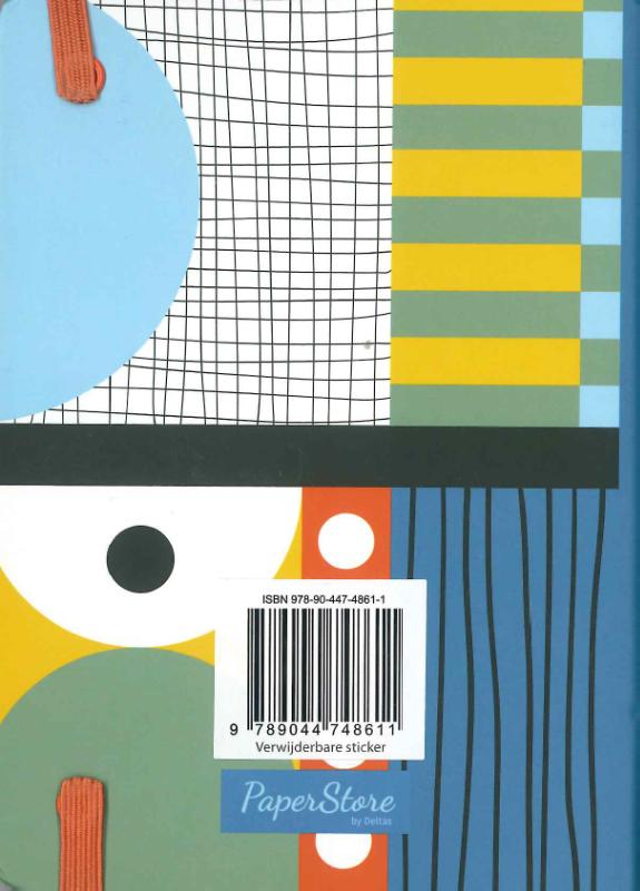 Achterkant van Notitieboek (klein) - Multicolor
