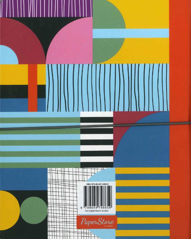 Achterkant van Adresboek - Multicolor
