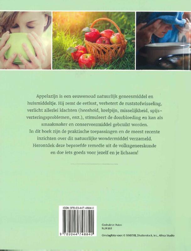 Achterkant van Appelazijn