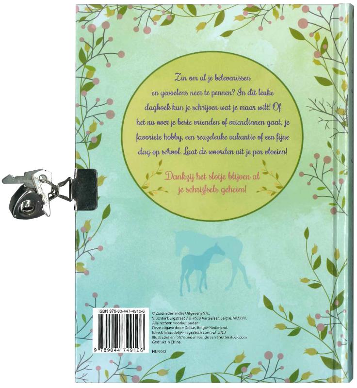 Achterkant van Mijn geheime dagboek - Paarden