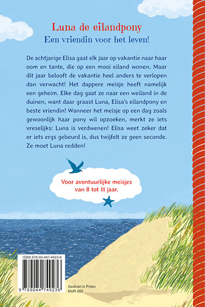 Achterkant van Een vriendin voor Elisa