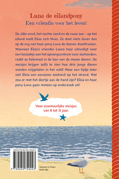 Achterkant van Zeehond in nood