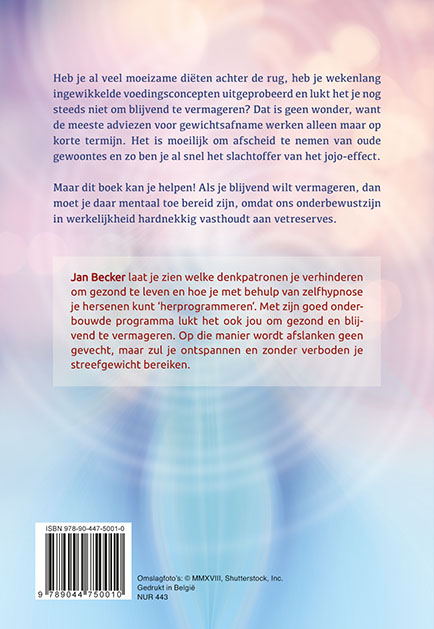 Achterkant van Slank worden door zelfhypnose