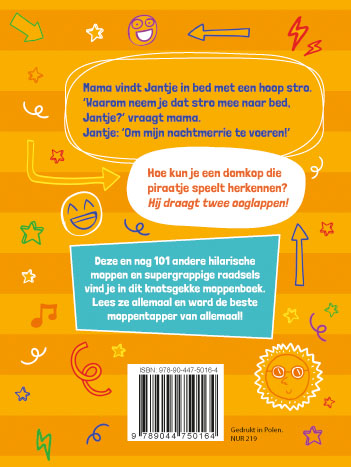 Achterkant van Knotsgekke moppen & raadsels voor kinderen