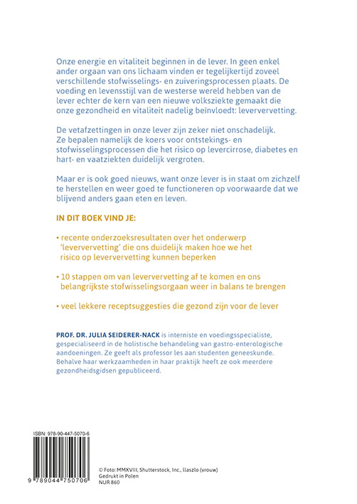 Achterkant van Leververvetting