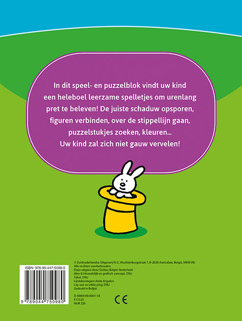 Achterkant van 3-4 jaar