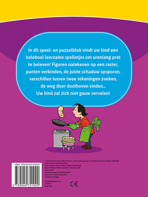 Achterkant van 6-8 jaar