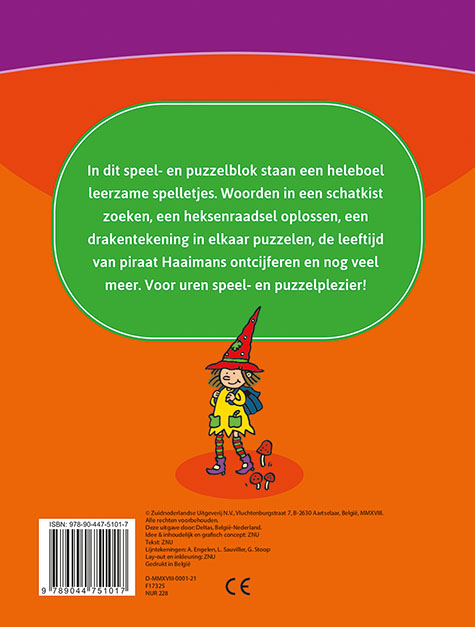 Achterkant van 8-10 jaar
