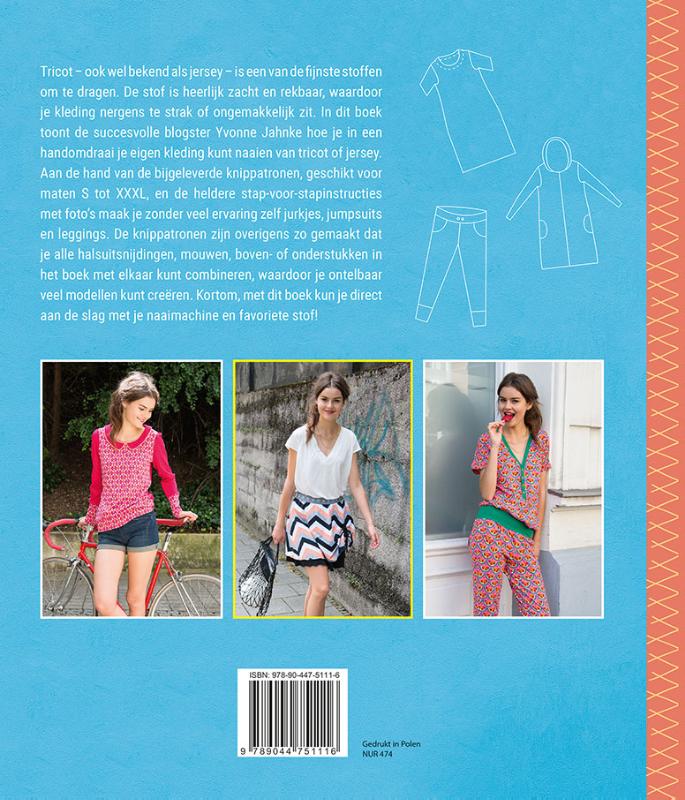 Achterkant van Naaien met tricot & jersey